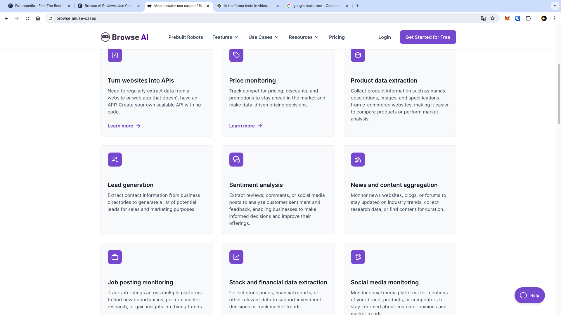 Browse AI: Monitora Facilmente i Dati Web
